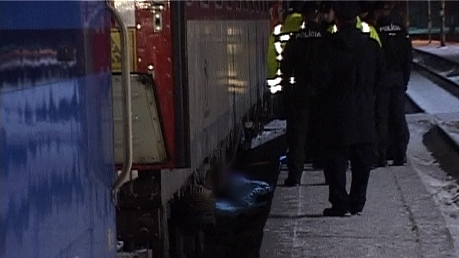 mrtvy clovek v Kysaku vlak